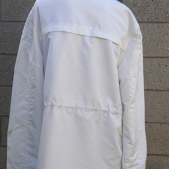 Men's Hooded Windbreaker, Forever21, White in Large - Picture 8 of 15